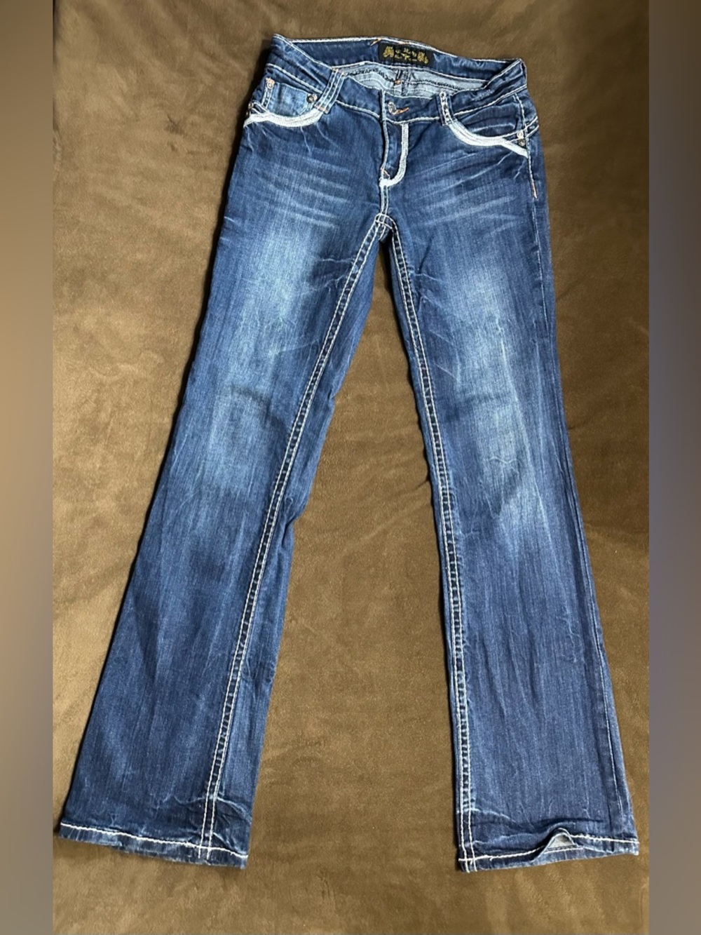 Vigoss Women’s Dark Blue Flare Jeans